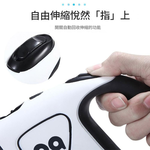 LED發光寵物自動伸縮牽引繩/黑色/5米, , large