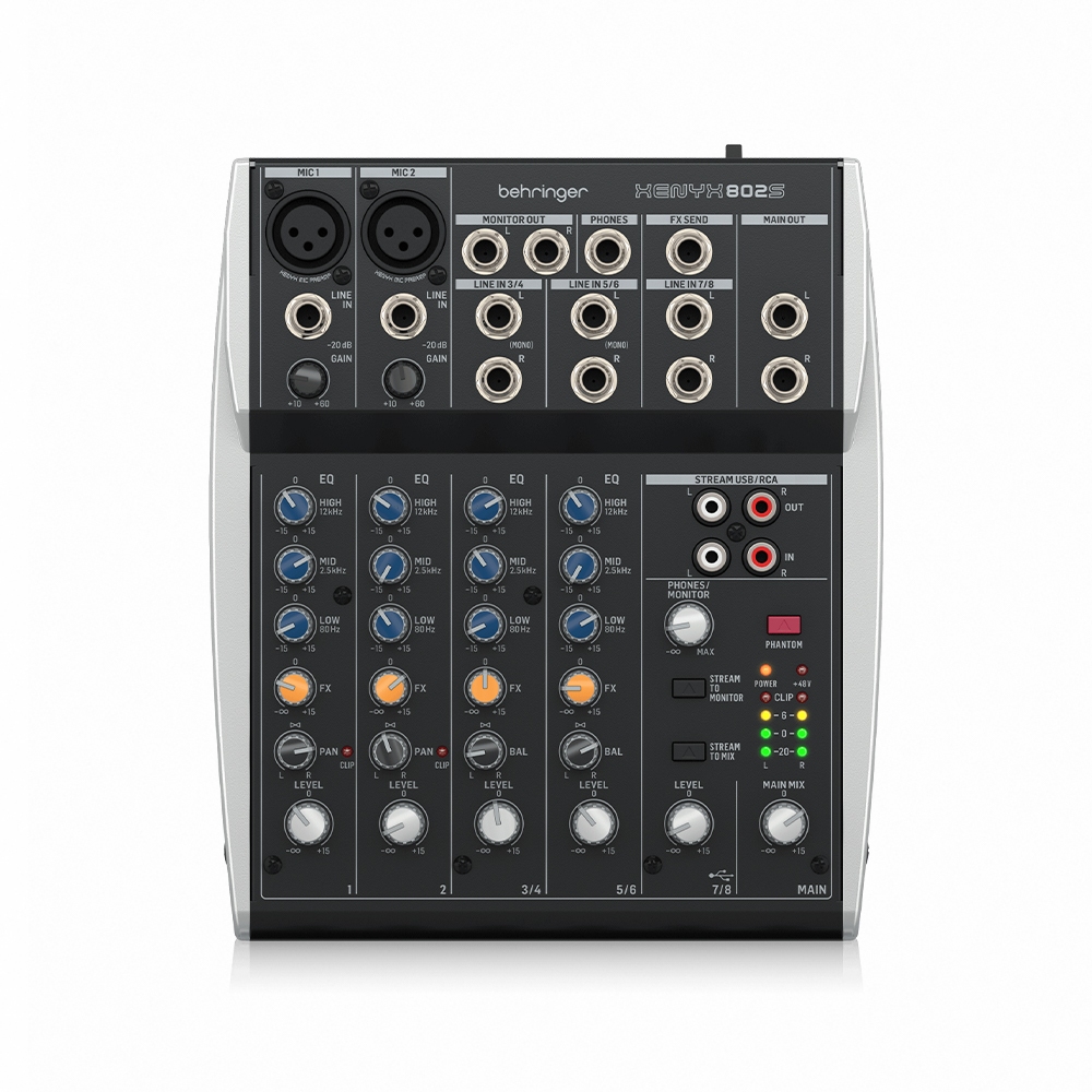 behringer XENYX 802S 八軌混音器【敦煌樂器】, , large