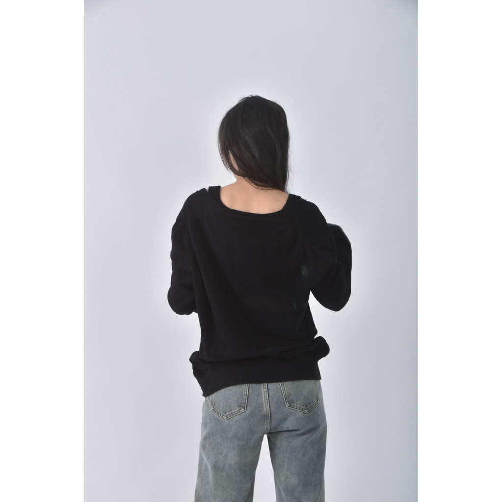 (XL) gap亞麻棉質開衫黑色外套二手衣, , large