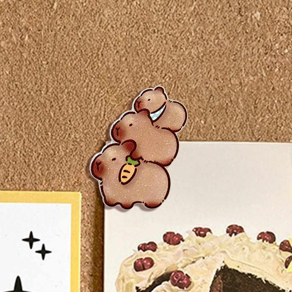 Cute Cartoon Push Pins, , large