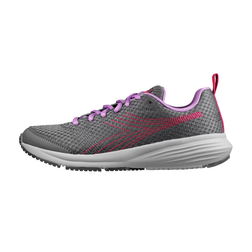 DIADORA迪亞多那 義大利進口 輕量運動慢跑鞋 EASY RUN 女運動鞋 女鞋 輕量 透氣 吸震 棉鞋墊 紅 灰, , large