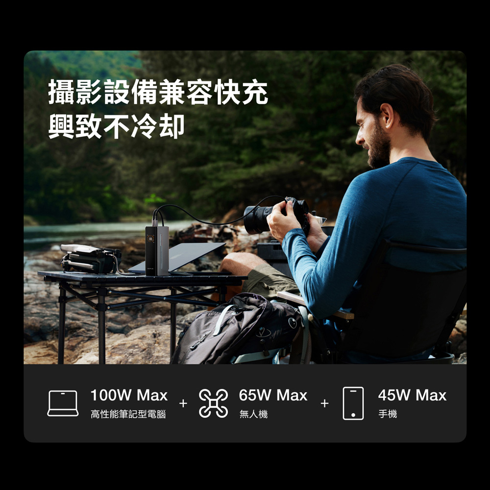 EcoFlow RAPID RPO EFHB100 230W 20000mAh Power Bank Built-in Cable, , large