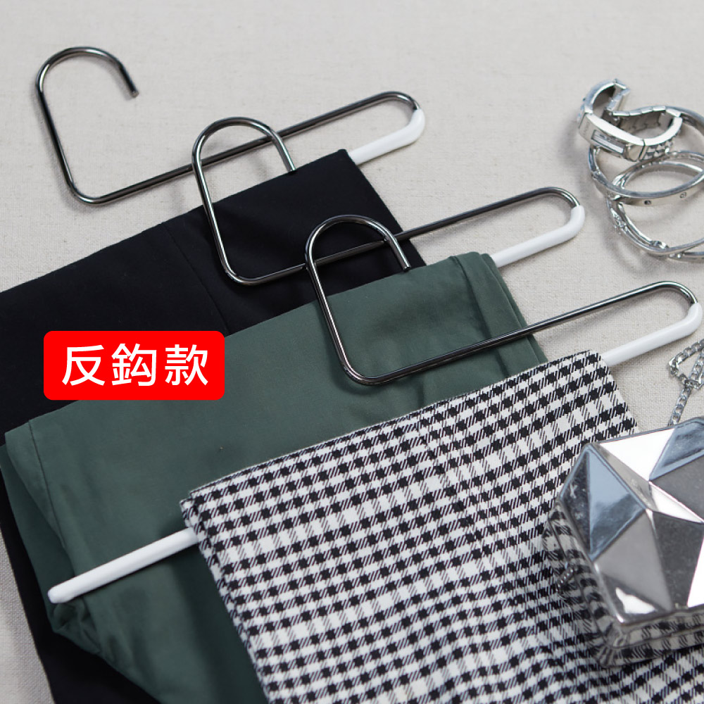【德國MAWA】德國原裝進口 無痕止滑 多功能單排褲架33cm 10入/黑, , large
