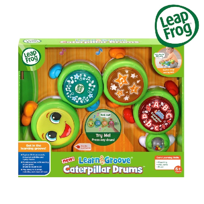 官方直營【LeapFrog】彩虹鼓毛毛蟲, , large