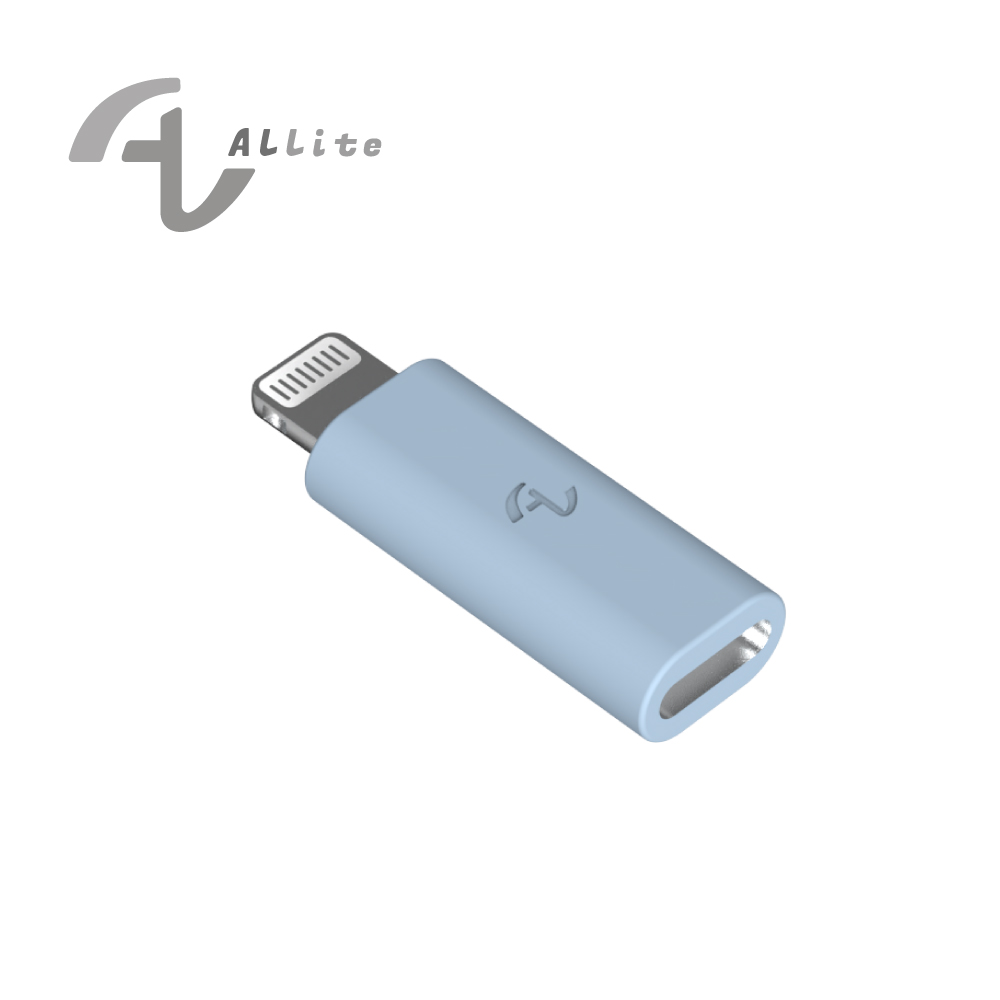 [萬摩科技]Allite USB C to Lightning 轉接頭 寶寶藍, , large