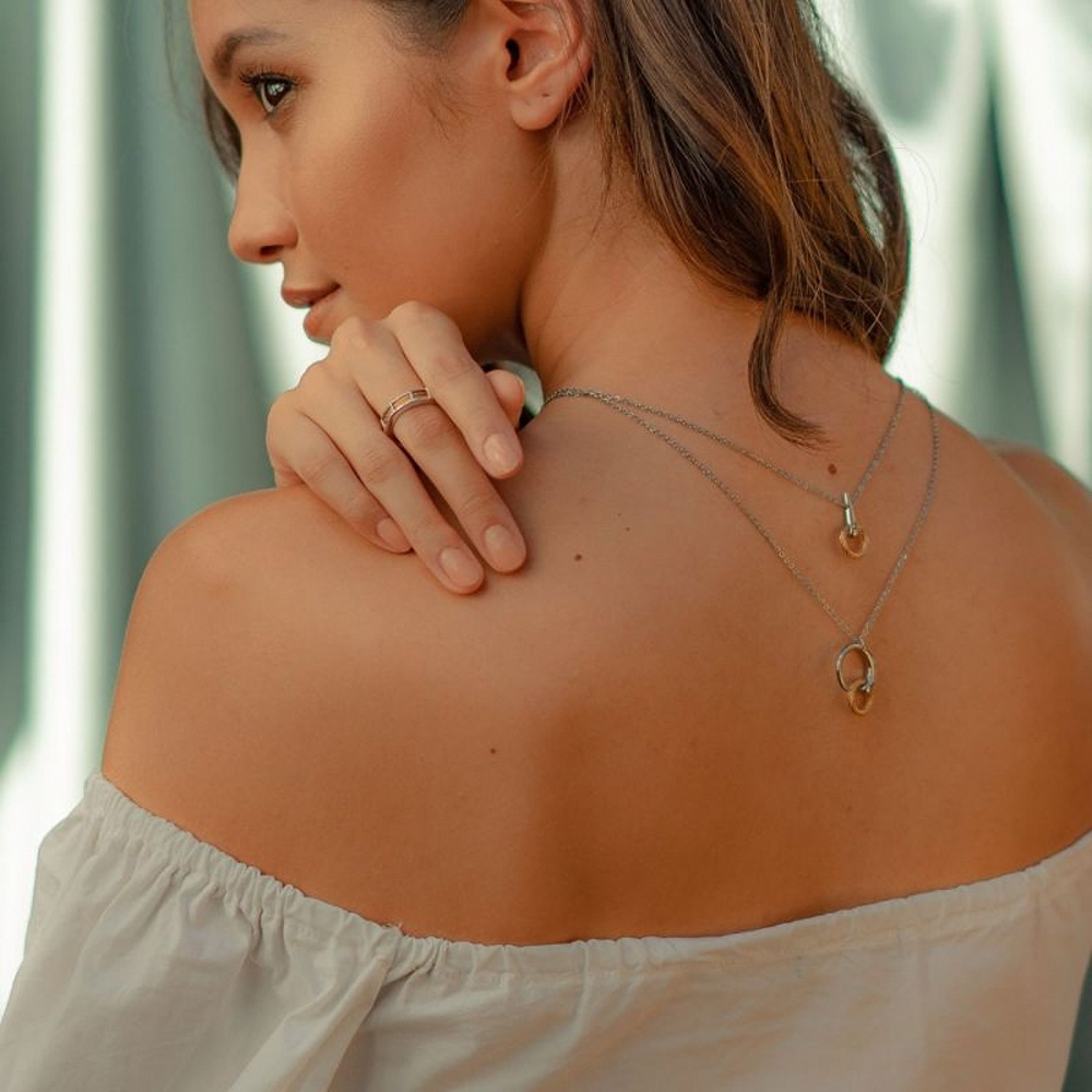 CHARRIOL 夏利豪 INFINITY ZEN 鋼索項鍊 08-401-1232-0, , large