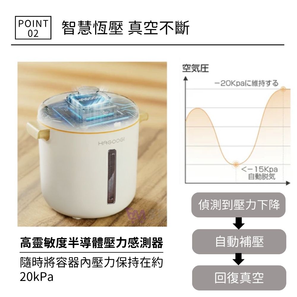 HAGOOGI Vacuum Storage Container, , large