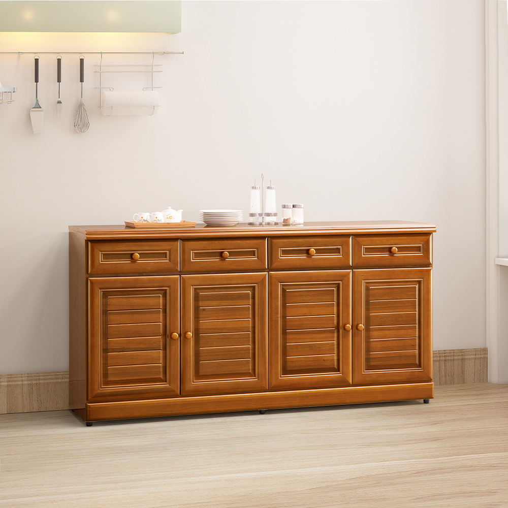 【唯熙傢俱】奧莉薇樟木色5.3尺餐櫃, , large