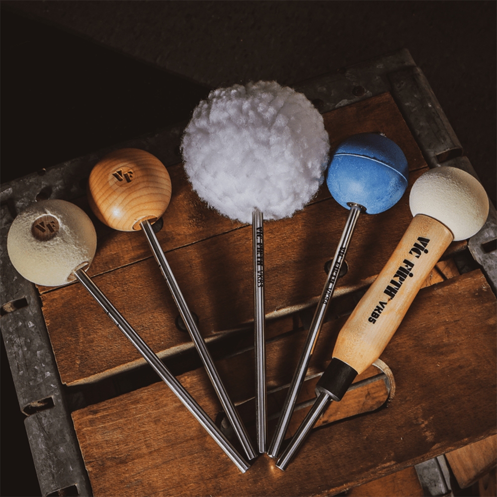 VIC FIRTH VKB4 木箱鼓 踏板大鼓槌 膠頭【敦煌樂器】, , large