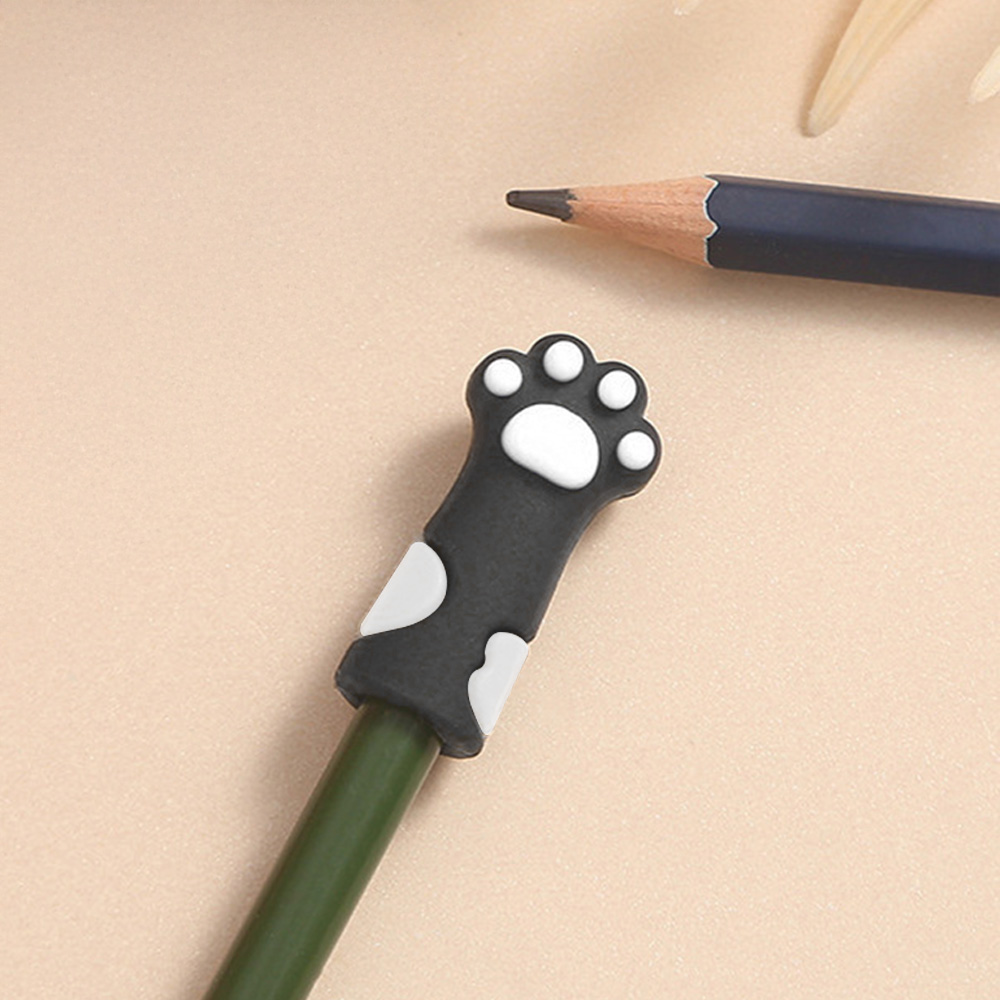 Silicone Cat Paw Pencil Cap, , large