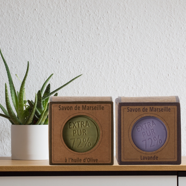 〔本野有限公司〕法國ESPRIT PROVENCE馬賽皂(純薰衣草精油)300g -2入, , large