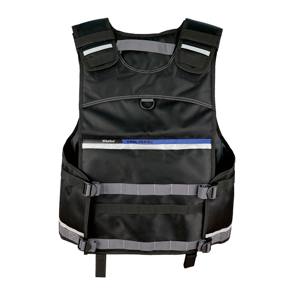 【Niche 樂奇】 戰術工具背心 Molle工作背心 可調整防水反光背心 TL-6201 適用於建築電工水管工維修員＿, , large