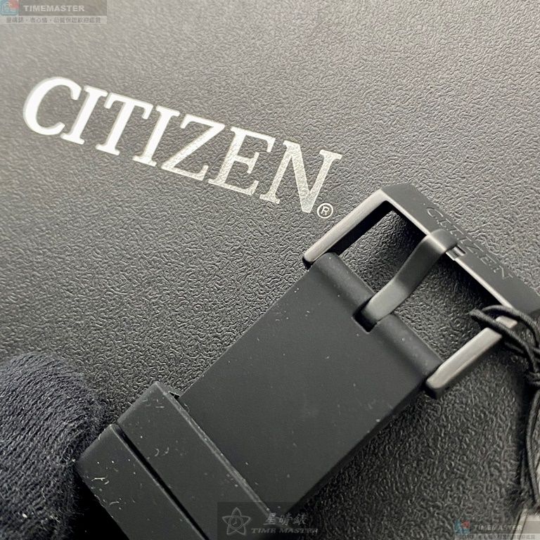 [星晴錶業]CITIZEN手錶,44mm,CI00013黑色錶面黑錶殼深黑色矽膠錶帶款, , large