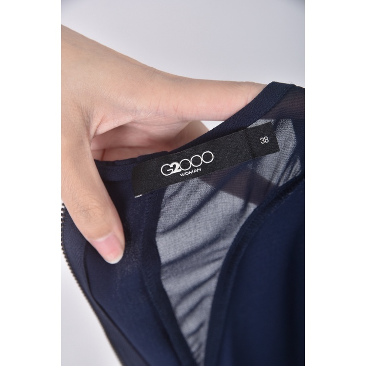 (S) g2000質感藍色洋裝二手衣, , large