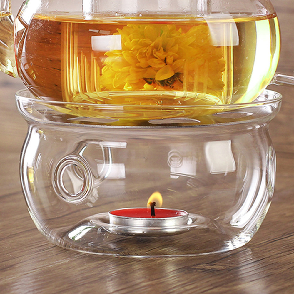 【GlassKing】GK-202B 玻璃保溫爐座 蠟燭保溫座 加熱底座 附蠟燭一個, , large