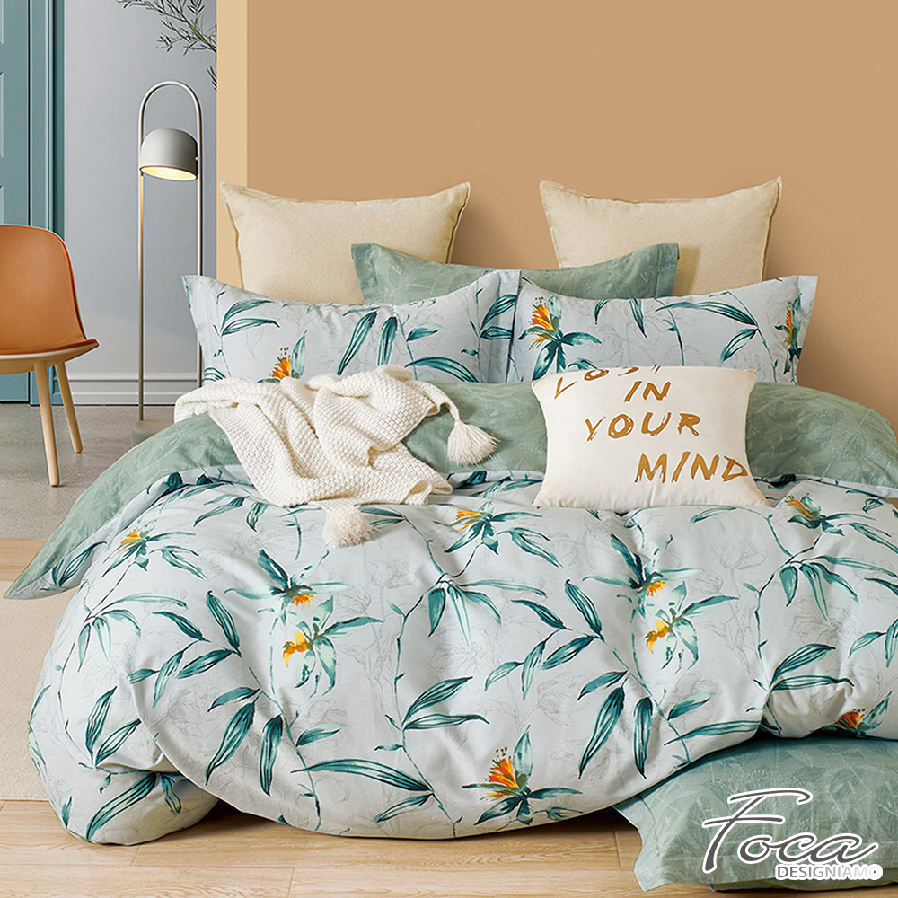 【FOCA多款任選】200織精梳棉石墨烯兩用被舖棉床罩組(雙/加), , large