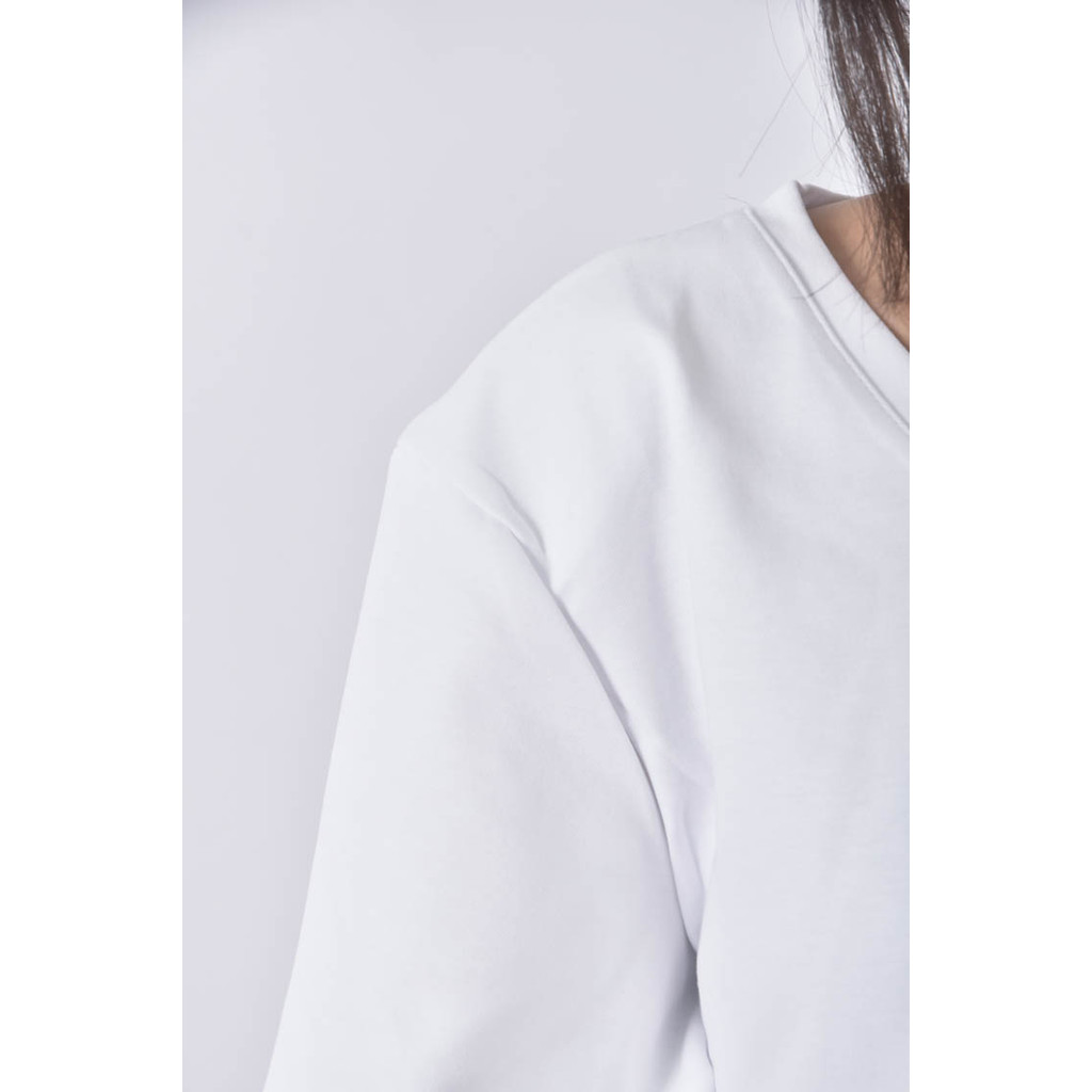 (XL) lalala素面白色短袖上衣二手衣, , large