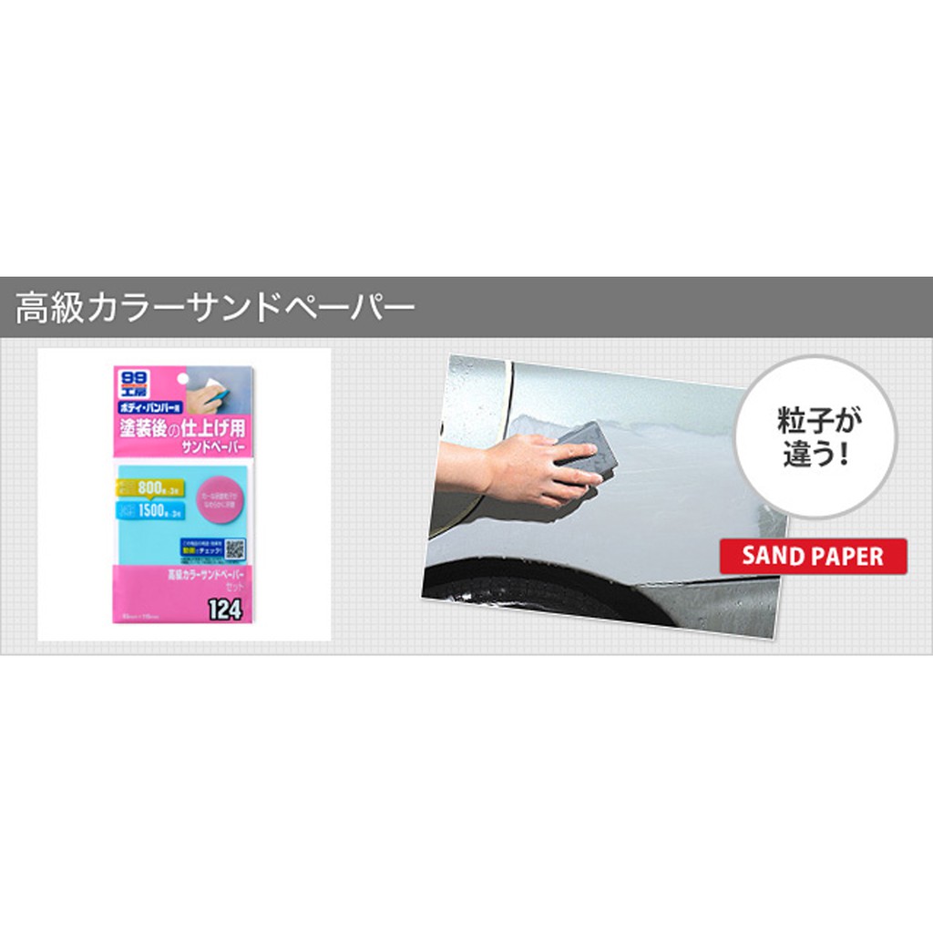 [力守貿易]日本SOFT 99 彩色水砂紙, , large