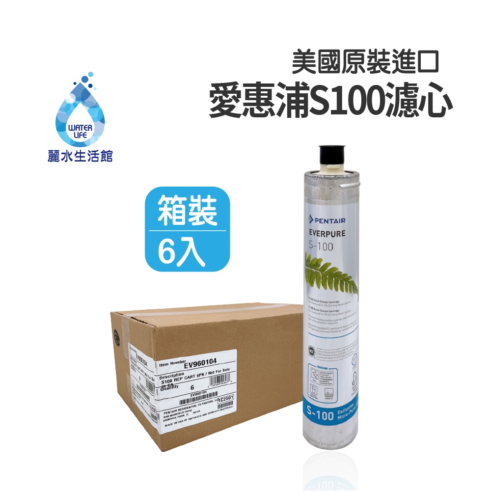 【麗水生活】EVERPURE 愛惠浦S-100愛惠浦S-100 濾心-美國原裝進口濾心 餐飲業界用濾心 箱價, , large