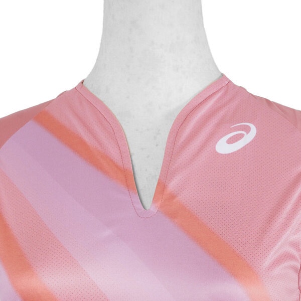 Asics 亞瑟士 女 網球服 無袖 背心 運動 訓練 透氣 防潑水網布 玫瑰粉 [2042A190-703], , large