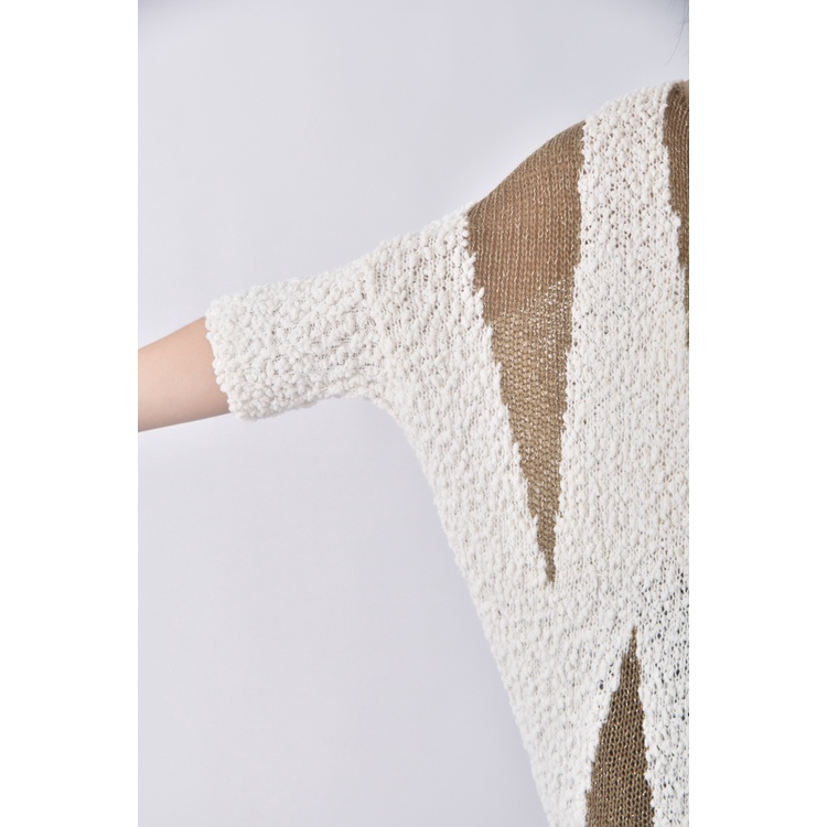 (F) iroo質感針織白色洋裝二手衣, , large