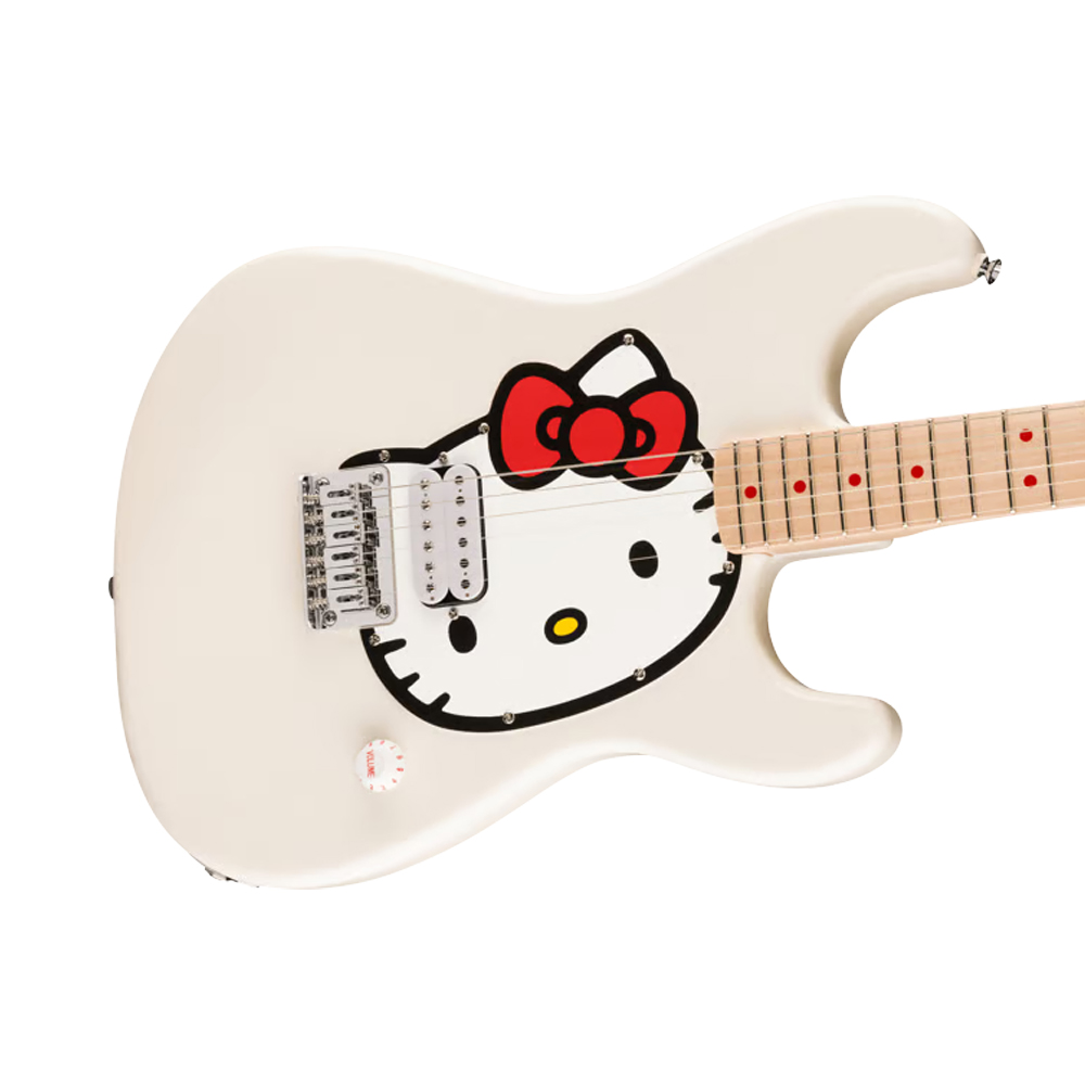 Squier Hello Kitty Stratocaster 50週年紀念款 聯名款電吉他 白色, , large