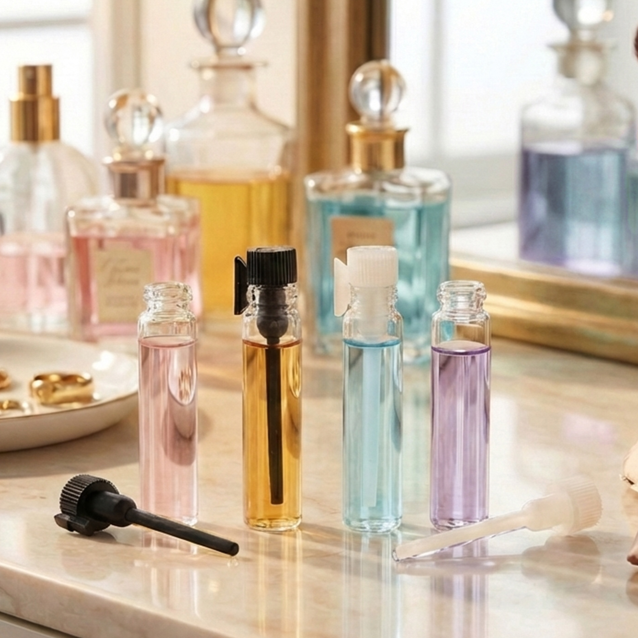 1ml Glass Perfume Sample Vial, , large