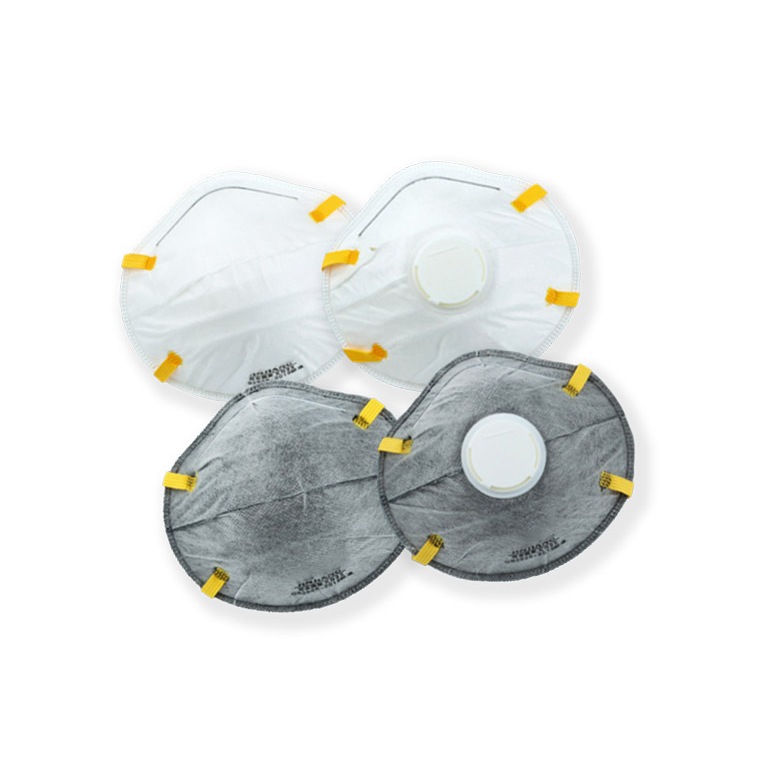 台灣現貨！工業用杯型頭戴式口罩(KN95)  白色/活性碳 一般/帶呼吸閥 頭綁戴式碗型防工業粉塵/顆粒物/飛沫/霧霾, , large