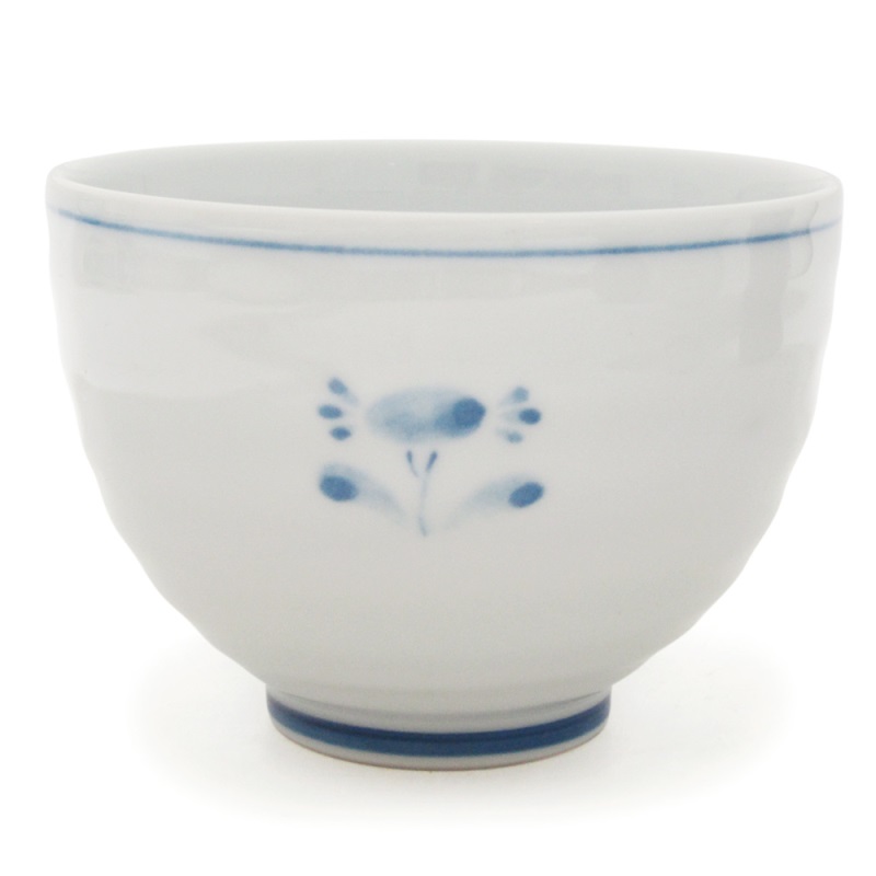 [豐名日本餐具] 4.0"井 藍小花 有田燒 / C04DB0-267, , large