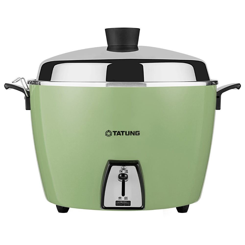 TATUNG 10-Cup Green Electric Cooker TAC-10L-DG, , large
