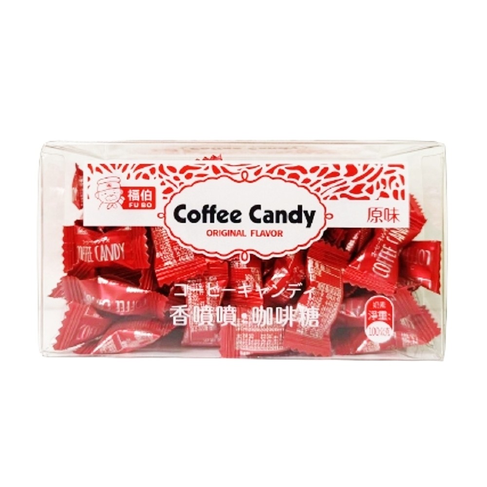 [泓俐](有效20260106)福伯-原味咖啡糖100g(4包組)