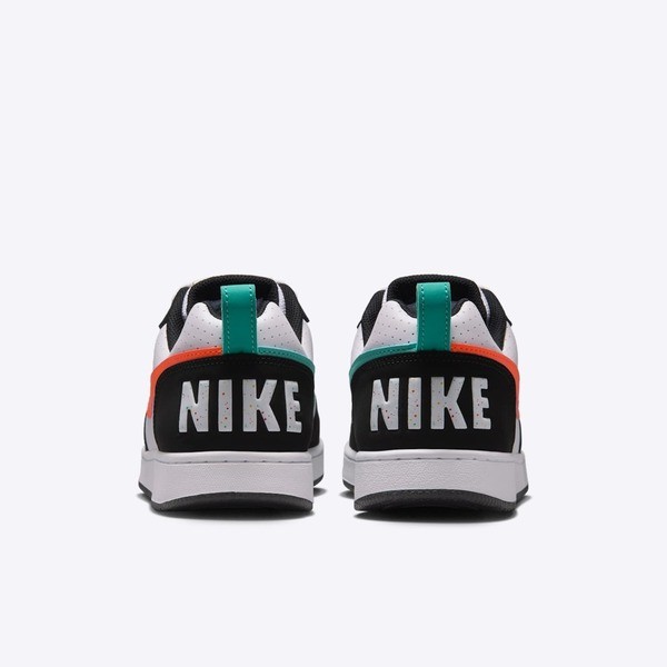 Kixpress-Nike Court Borough Low 女 運動休閒鞋 低筒 舒適 穿搭 黑 橘 [FD9918-181], , large