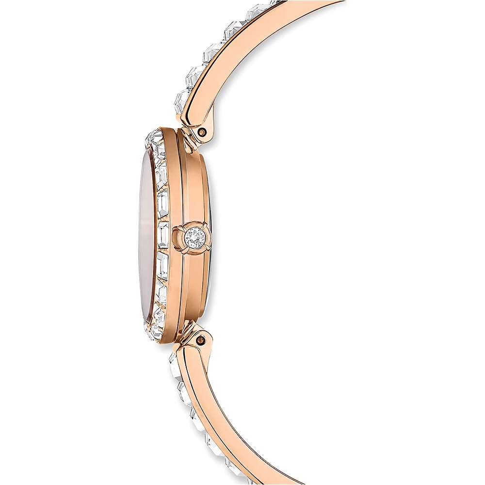 SWAROVSKI 施華洛世奇 Matrix Bangle 方形切割水晶手鐲式手錶 女錶-25mm 送禮 5677484, , large
