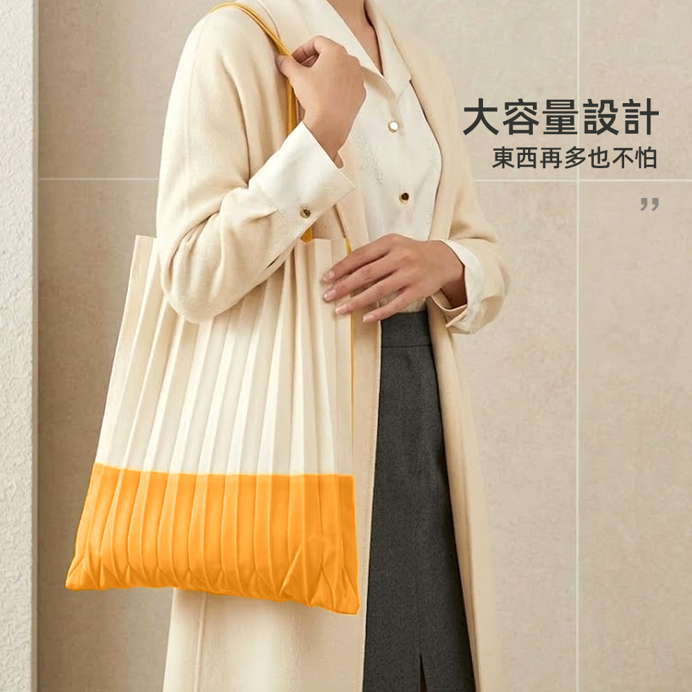 【上手家居】拼接色樹幹包(帆布包/復古包/肩背包)-黑拼白, , large