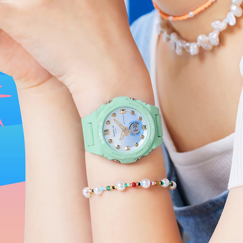 CASIO 卡西歐 BABY-G 夏季海灘手錶 BGA-320-3A, , large