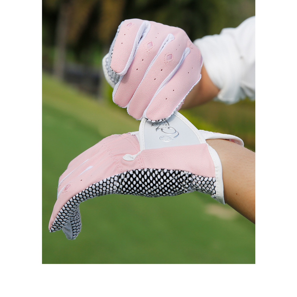 PGM高爾夫手套 女用 韓版 PICK CAT PU防滑手套, , large