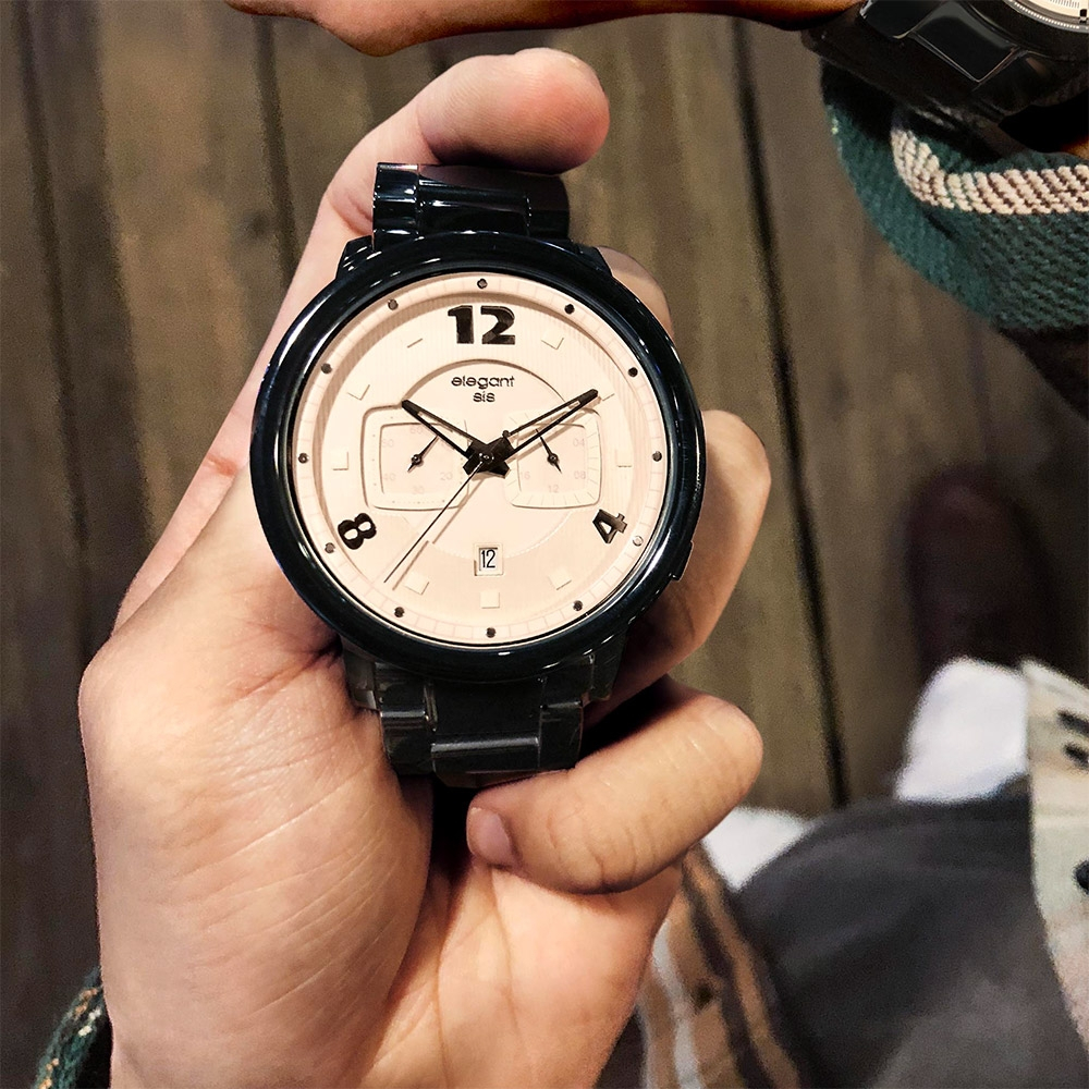 elegantsis 愛樂時 JT36 簡約色調時尚風手錶-45mm ELJT36-OW02MA, , large