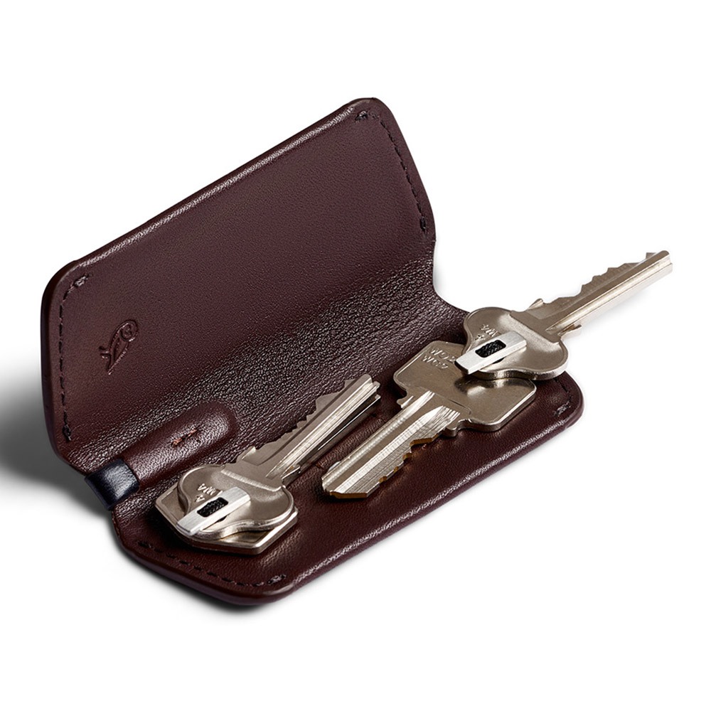 Bellroy 鑰匙包 鑰匙圈 優質皮革材質(深梅子色), , large
