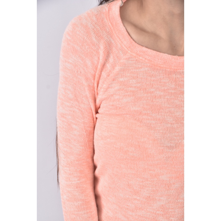 (S) forever21質感橘色長袖上衣二手衣, , large