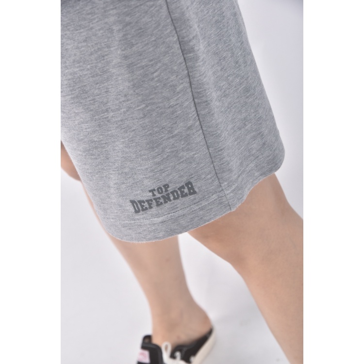 (S) uniqlo高腰運動質感棉質灰色短褲二手衣, , large