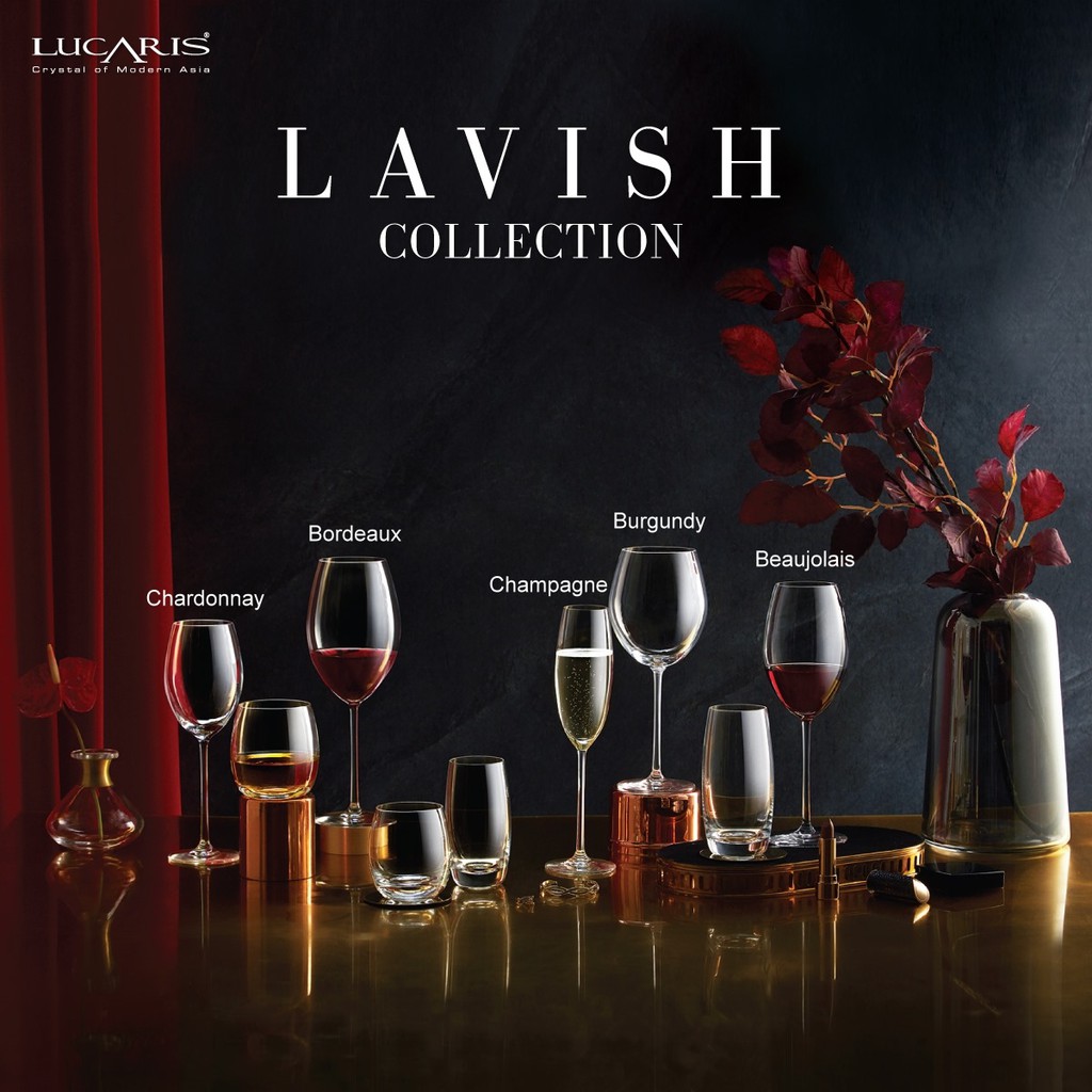 LUCARIS 無鉛水晶玻璃 LAVISH系列 紅酒杯 白酒杯 紅白酒杯 水晶杯 Drinkeat金益合, , large