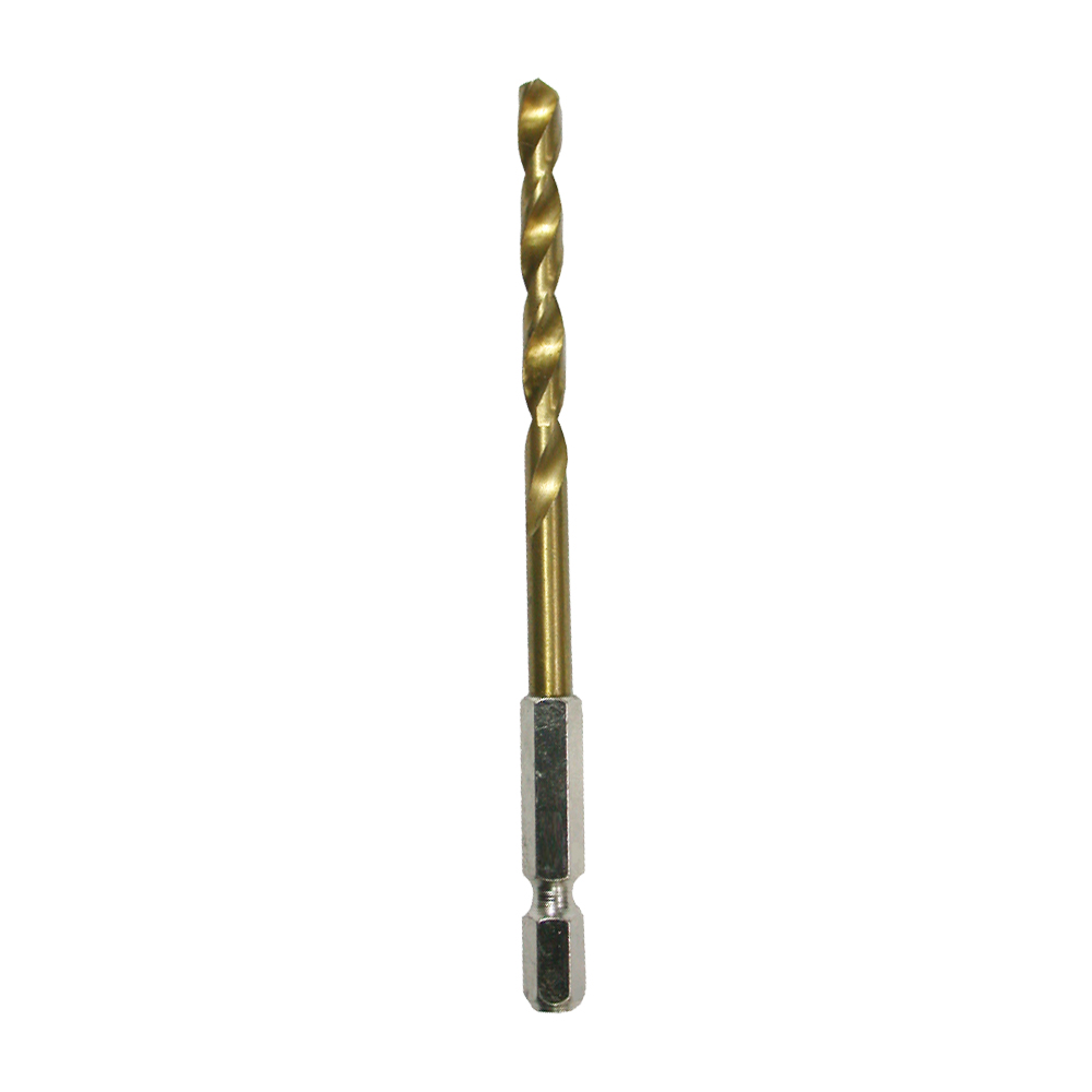 1.5mm HSS Titanium-Coated 1/4" Hex Shank Drill Bit, , large