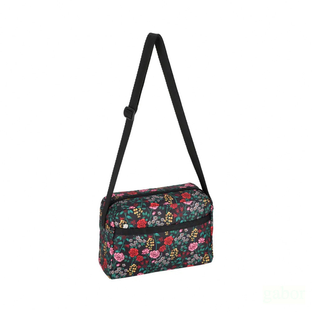 LeSportsac Daniella Crossbody 拉鍊斜背包 側背包 送禮-馥郁花語, , large