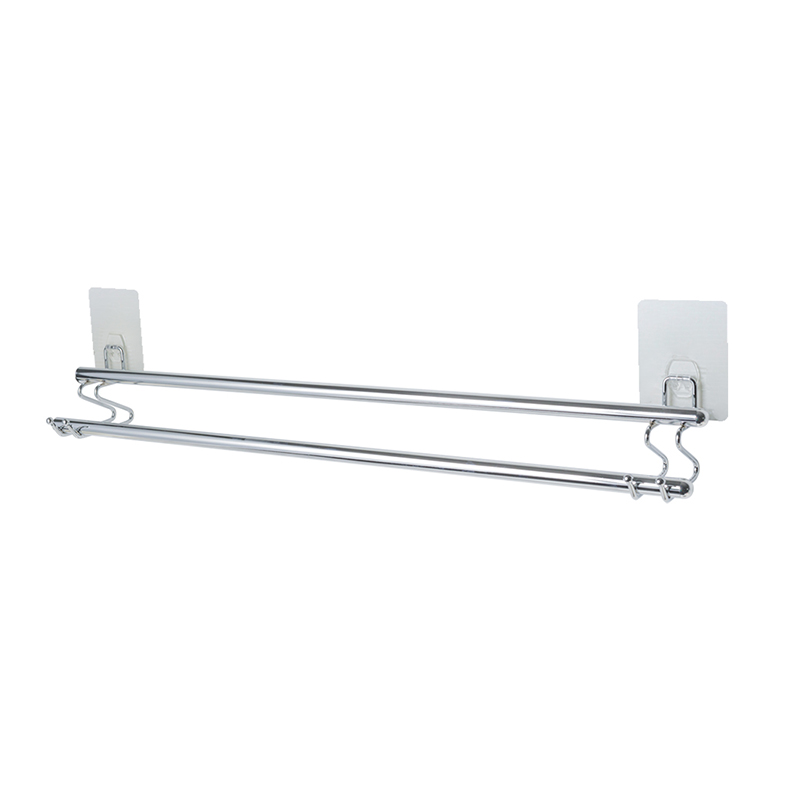 Stainless steel towel rack 80 cm, , large