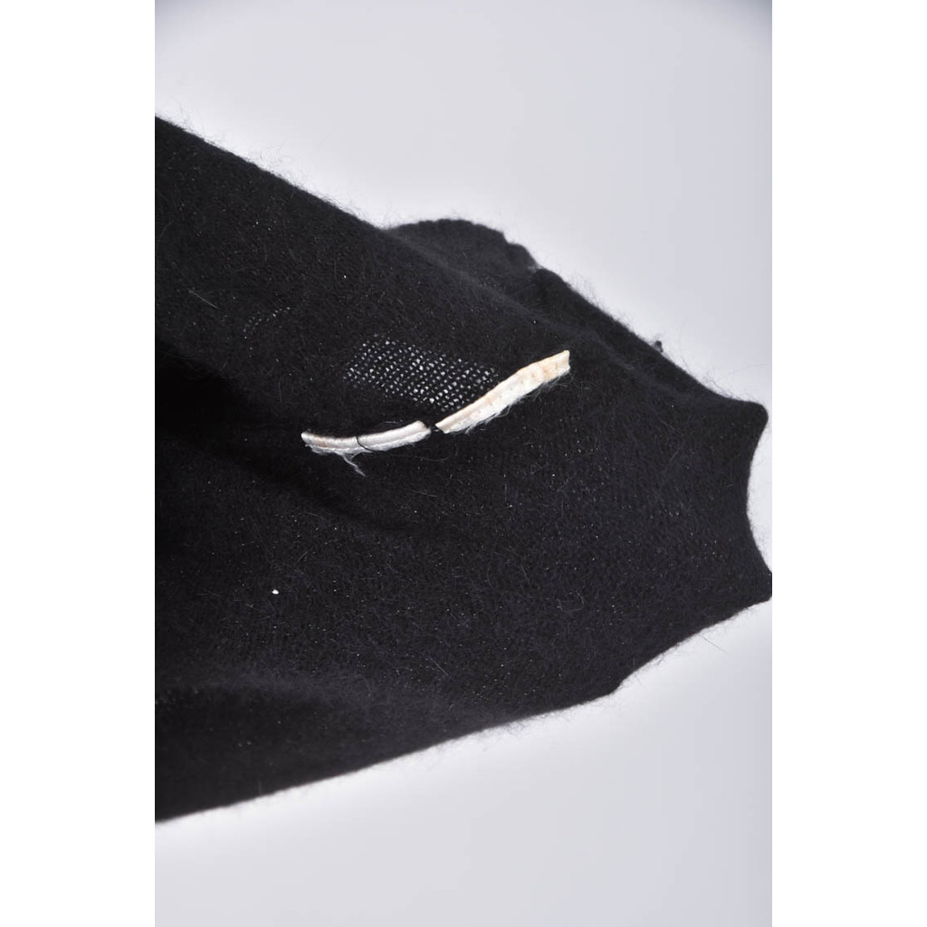 (S) 質感v領黑色外套二手衣, , large