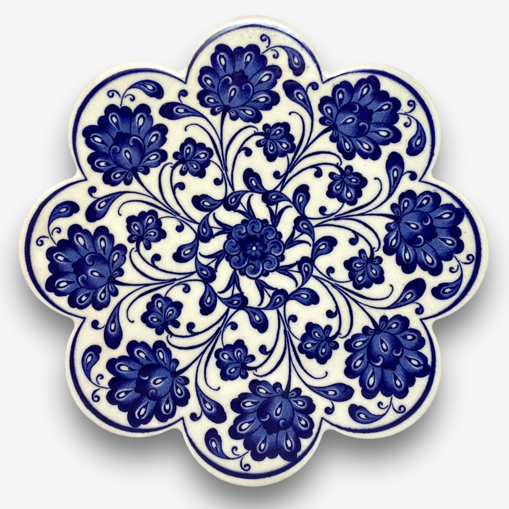 【SOLO Vintage】Designer Heat Mats Ceramic Hot Pads Coasters Made in Turkey 08, , large