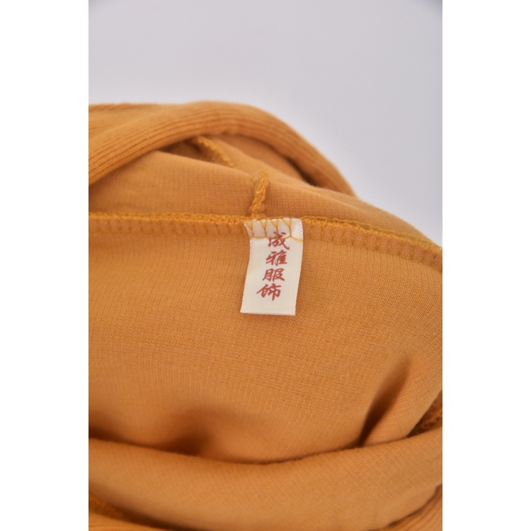(S) 城亞服飾連帽黃色長袖上衣二手衣, , large