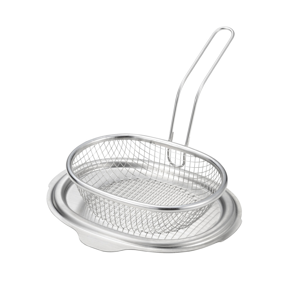 【YOSHIKAWA吉川】aikata日本不鏽鋼炸物籃(限定PD3023油炸鍋專用) PD3028 日本製, , large