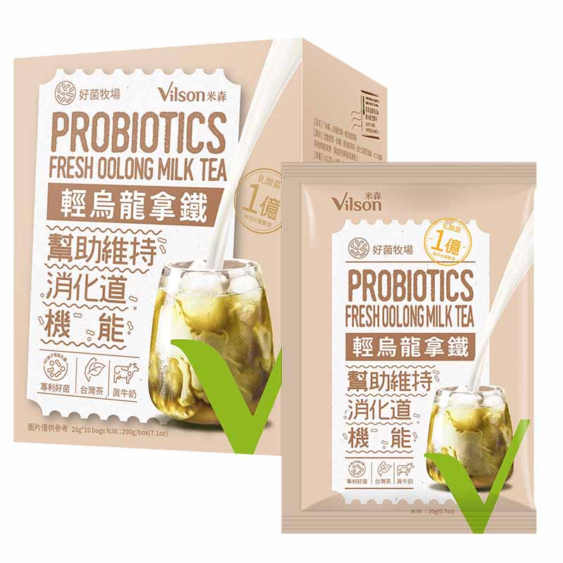 【米森 vilson】好菌牧場-輕烏龍拿鐵(20gx10包/盒)●商品有效期限2026/03/03, , large