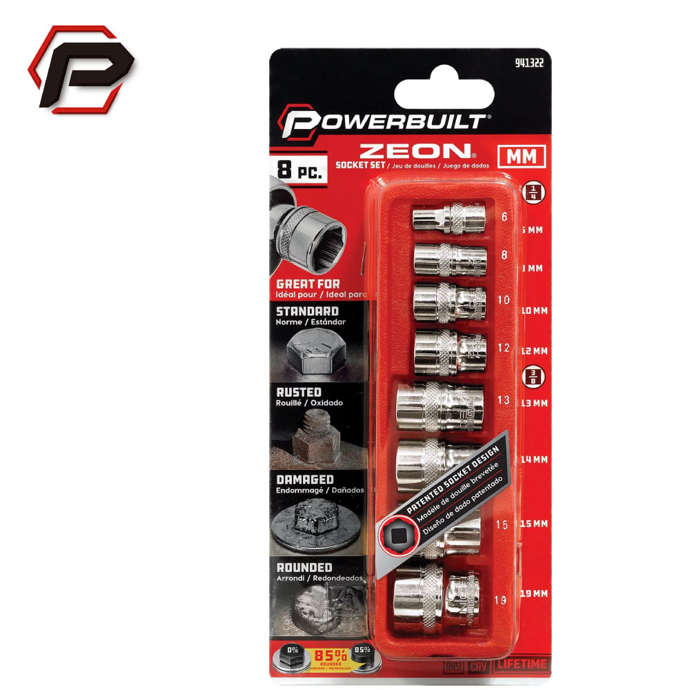 [寶力優 Powerbuilt] 損壞螺帽拆除套筒組 滑牙崩牙拆除工具 台灣製造/941322, , large